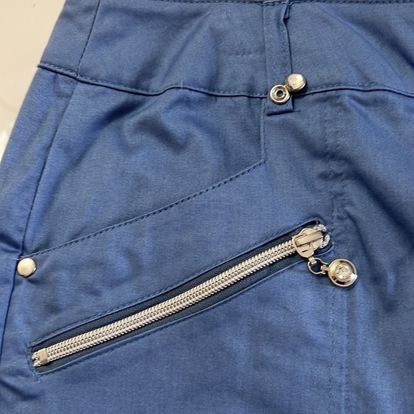 ORLY Blue Golf Shorts NWT - Picture 3 of 12